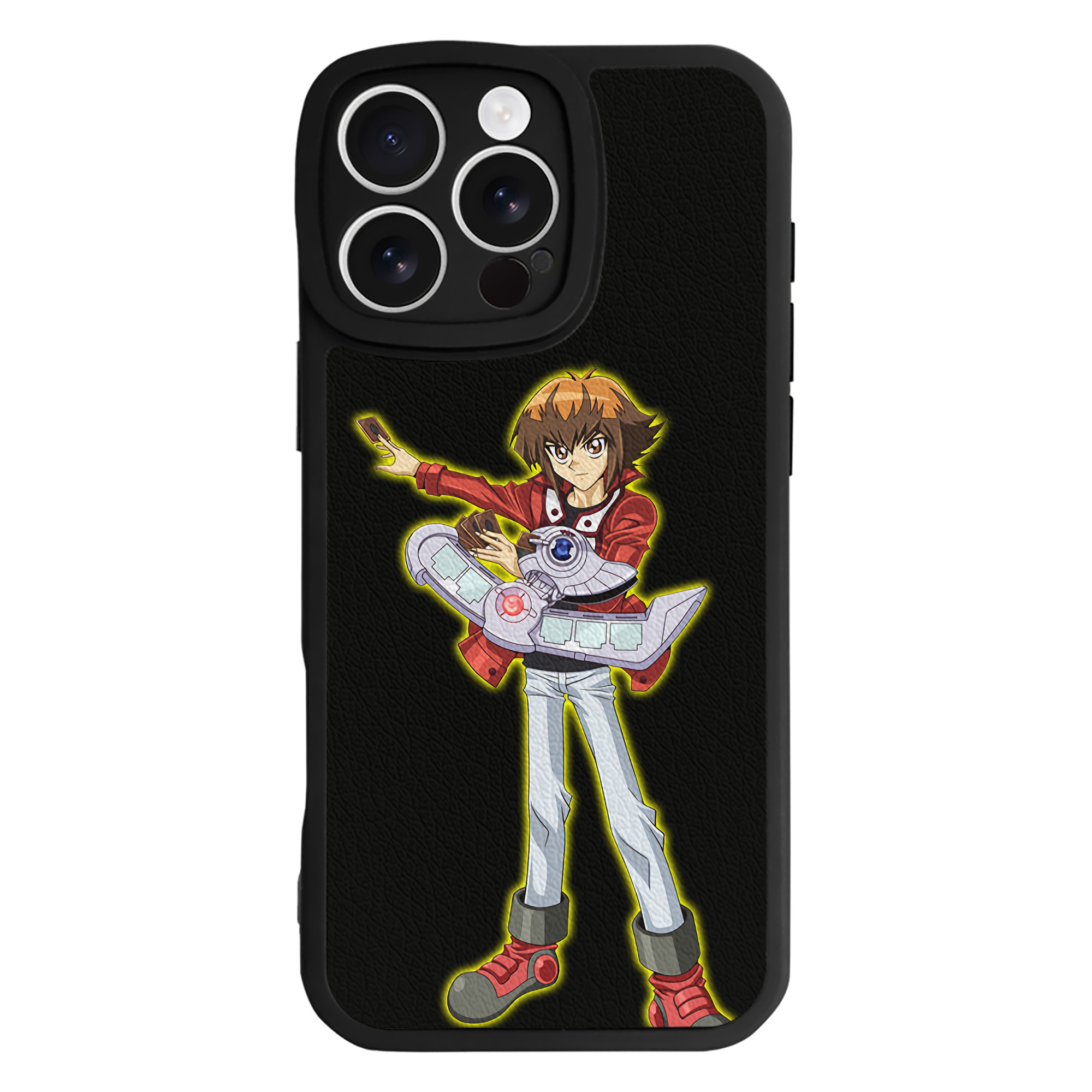 遊☆戯☆王 Yu-Gi-Oh! 【iPhone 16シリーズ対応】シリコンスマホケース（レザー調） 材質：シリコン